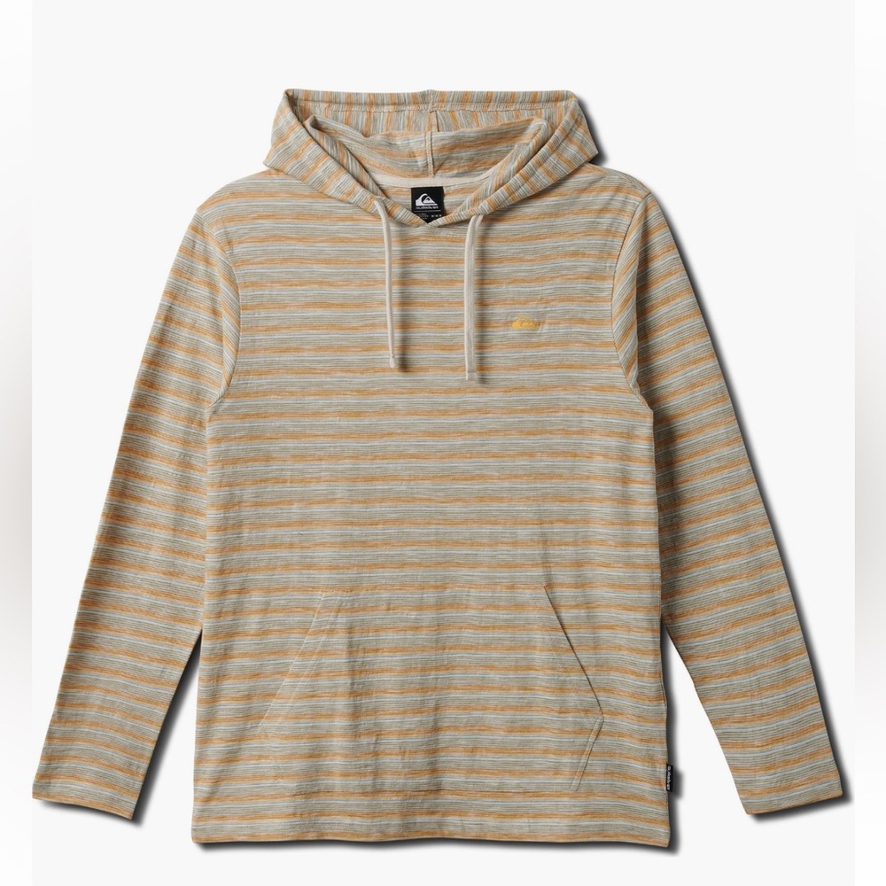 Quiksilver Men's Striped Slub Hoodie - Size XXL